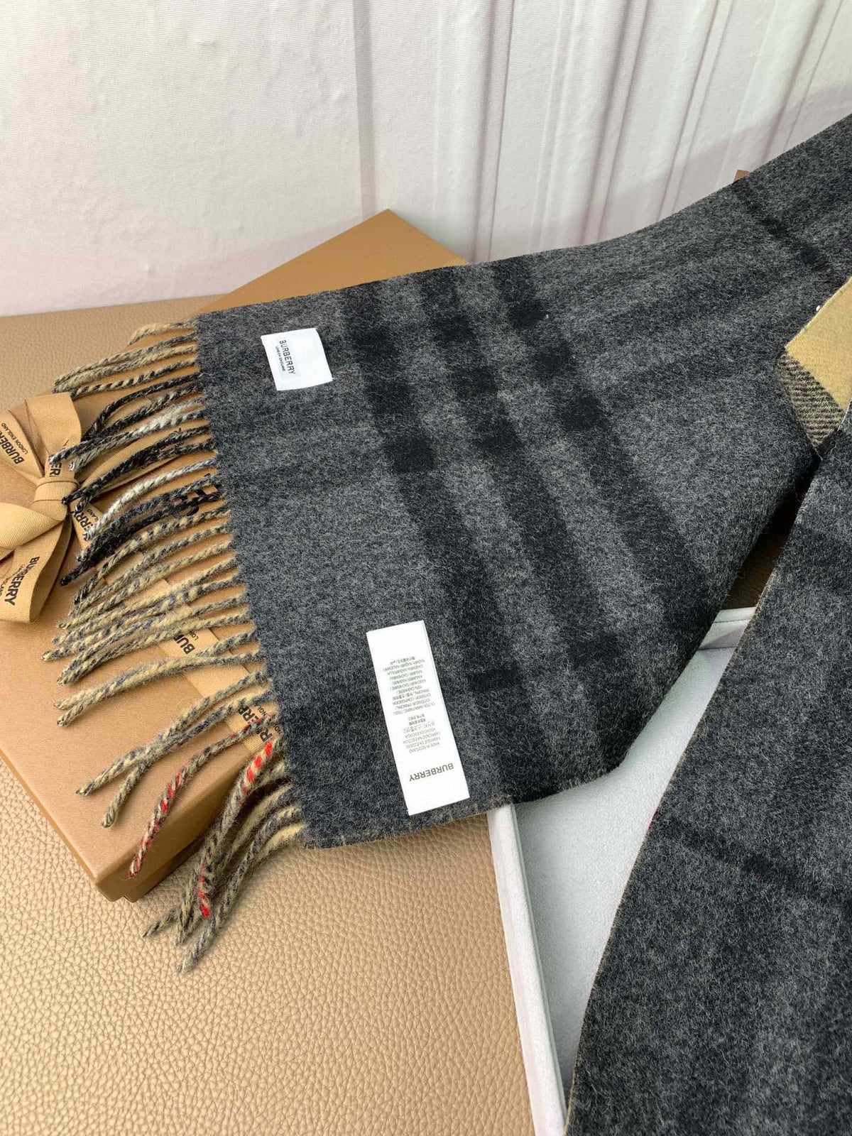 multicolor velvet versatile Scarf for men - alternate angle view 5