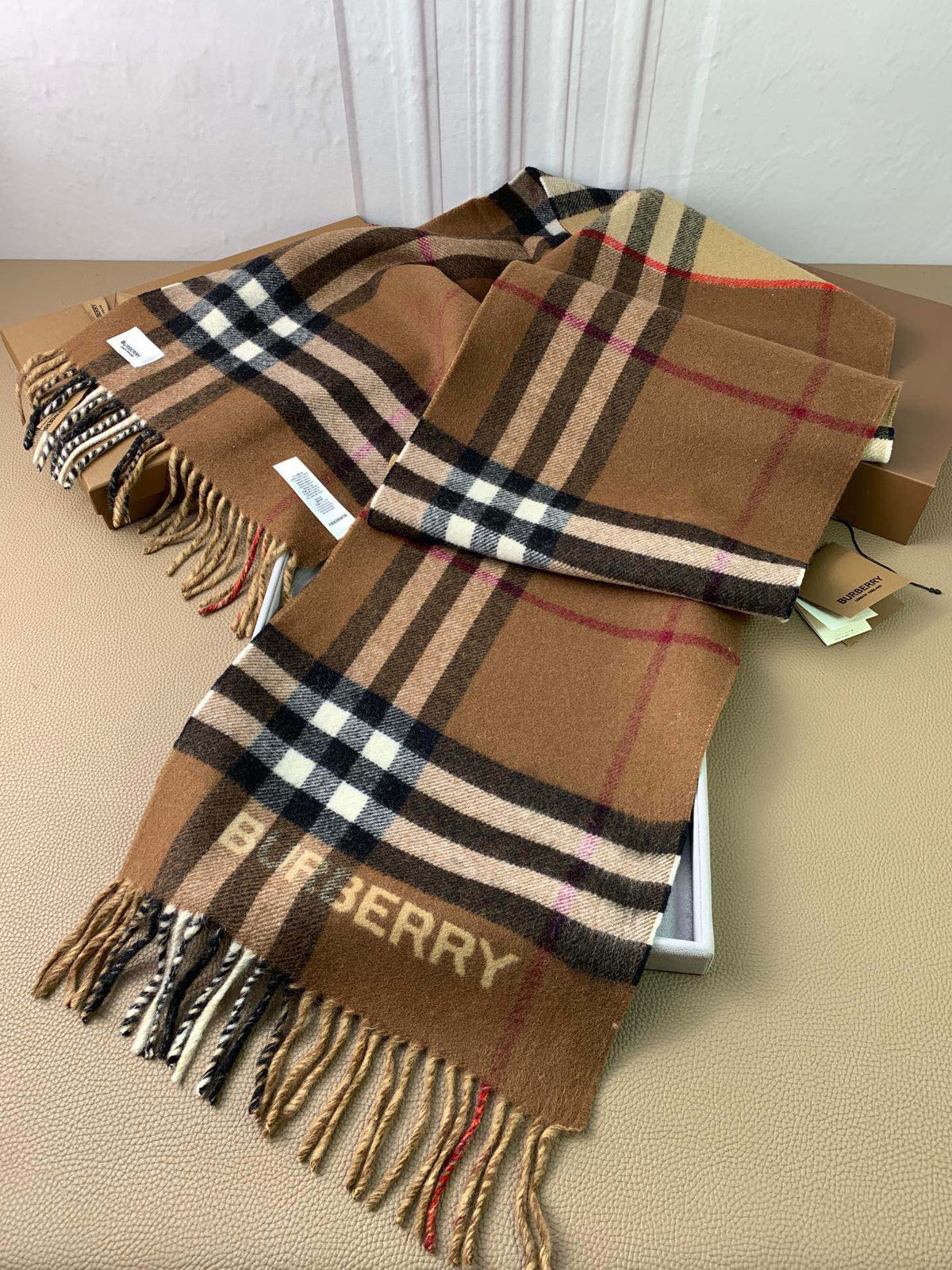 multicolor velvet versatile Scarf for men - alternate angle view 5