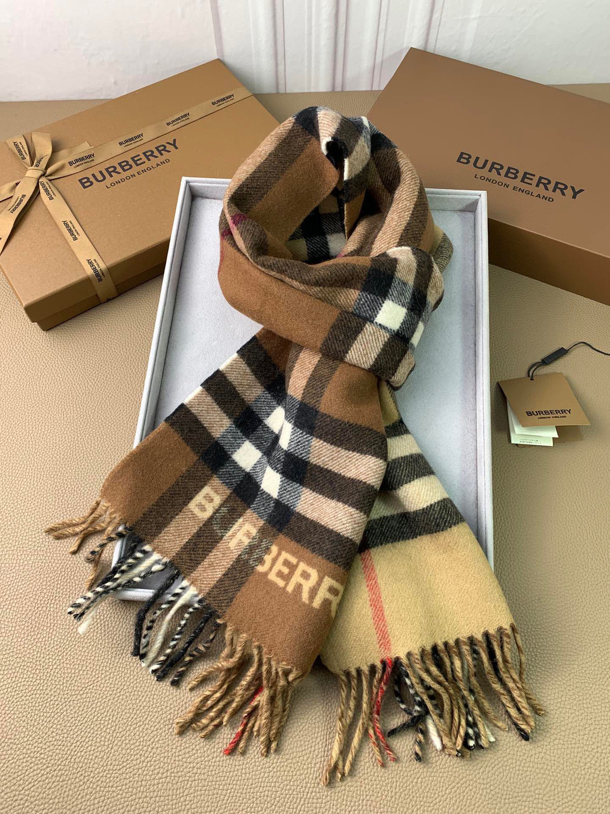 multicolor velvet versatile Scarf for men - alternate angle view 8