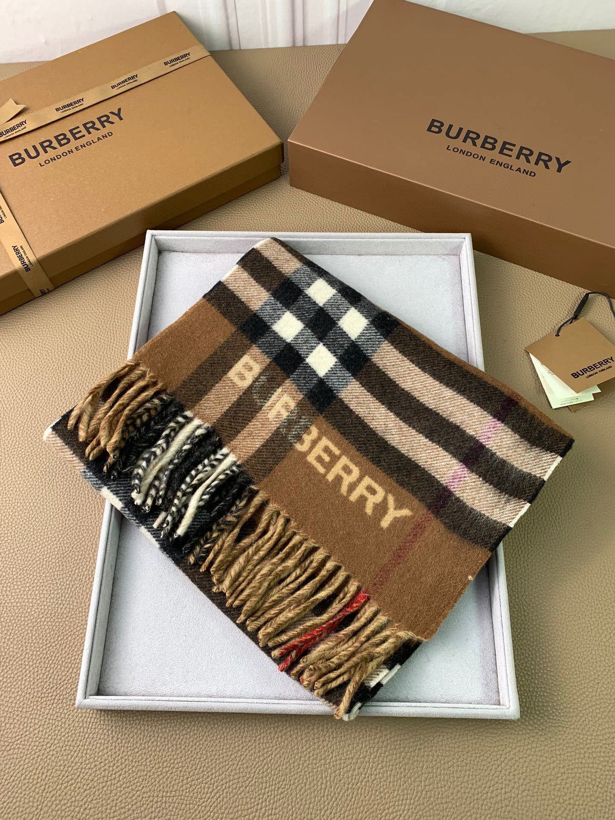 multicolor velvet versatile Scarf for men - alternate angle view 2