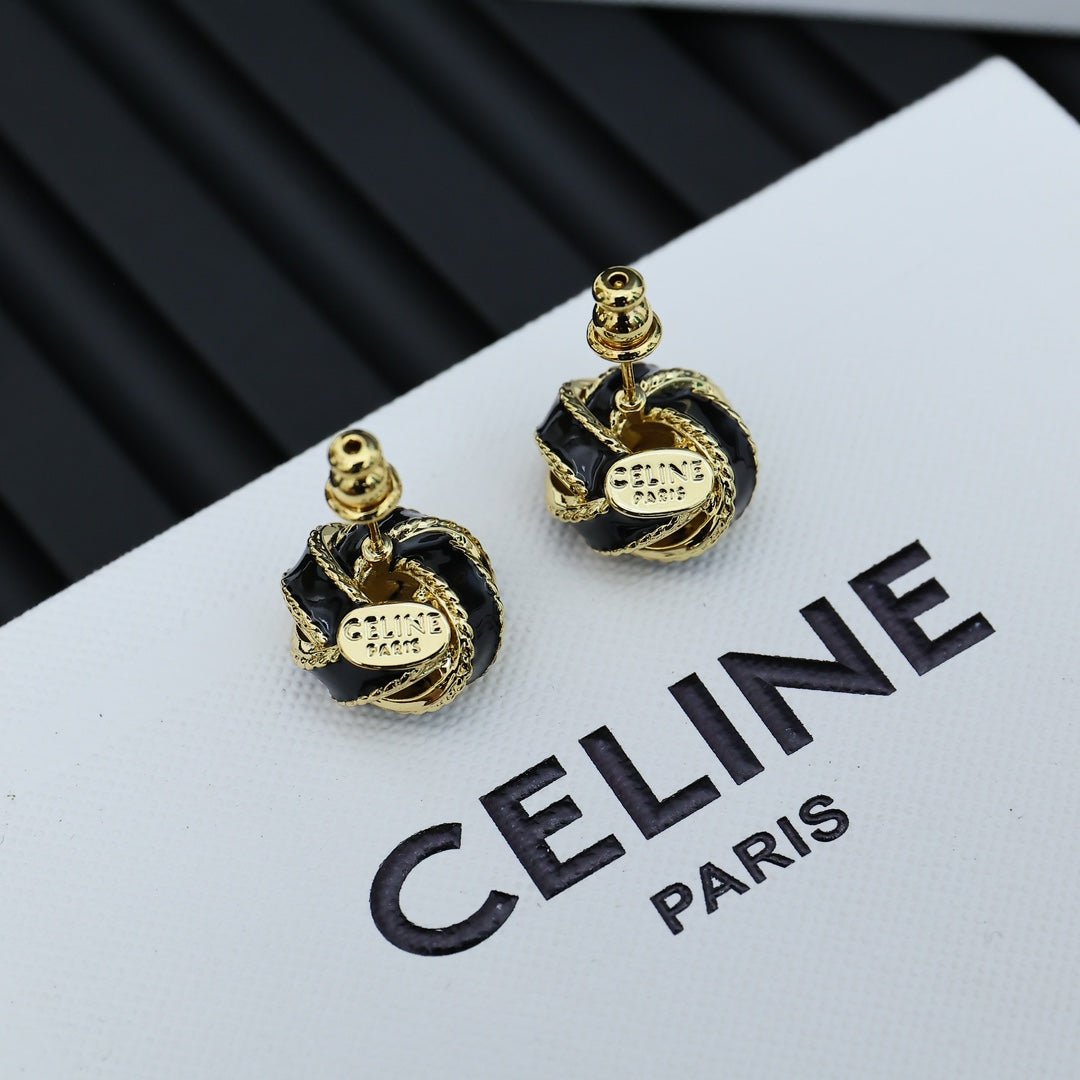 enamel stylish Stud Earrings for women - alternate angle view 5