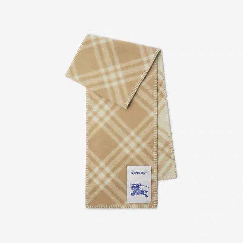 beige velvet inlaid Scarf for women - product detail view