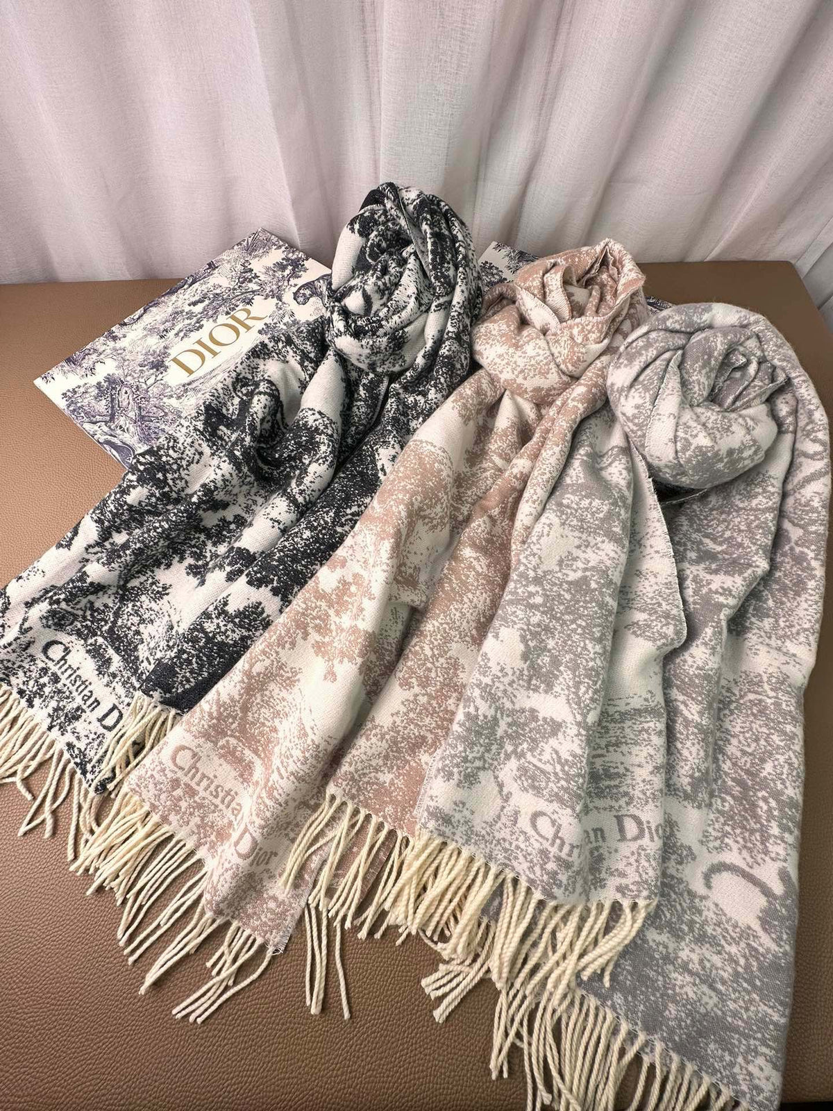 velvet elegant Scarf for women - alternate angle view 9