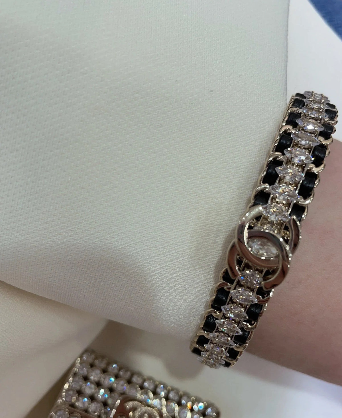 crystal elegant Bangle for women - alternate angle view 8