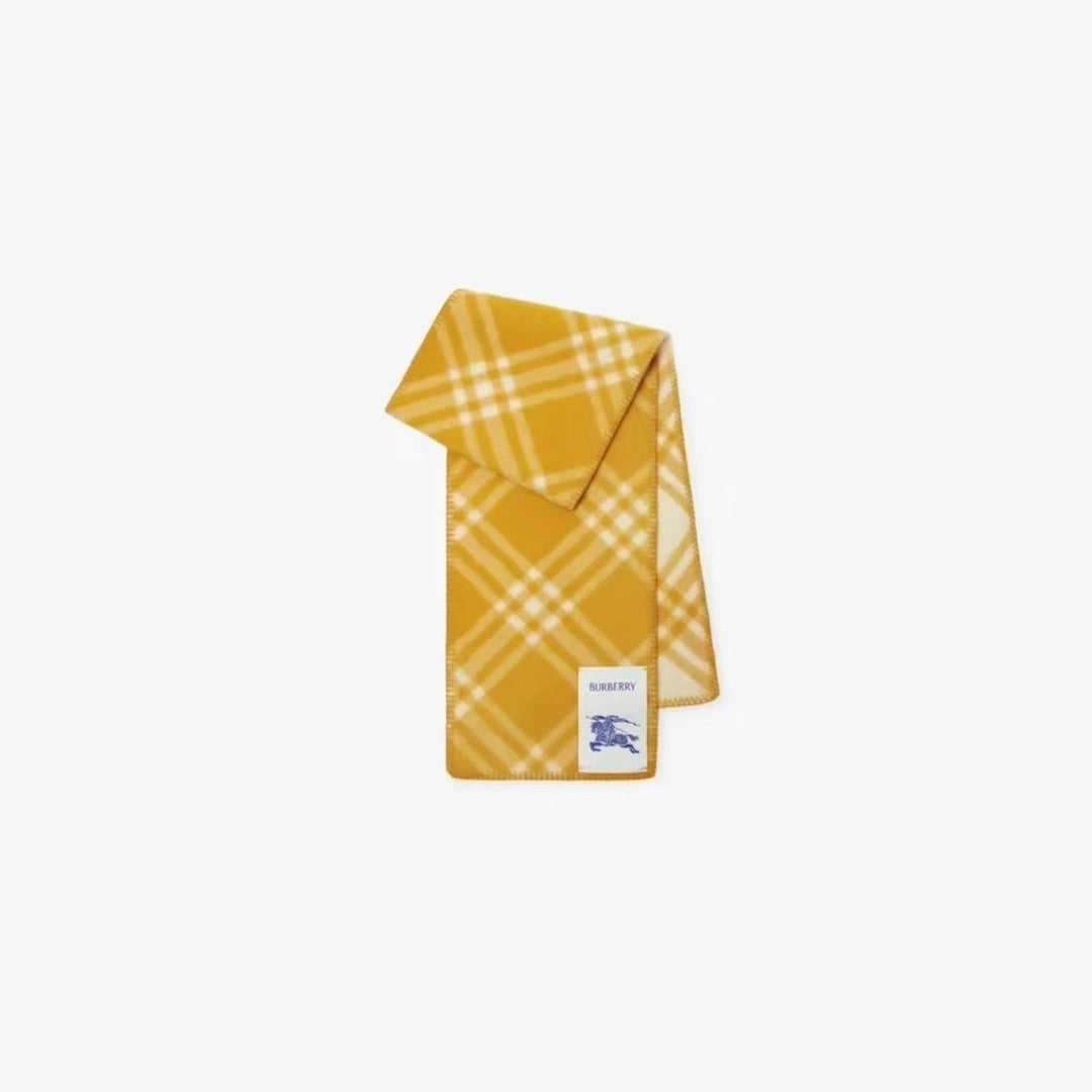 yellow velvet inlaid Scarf for women - product detail view