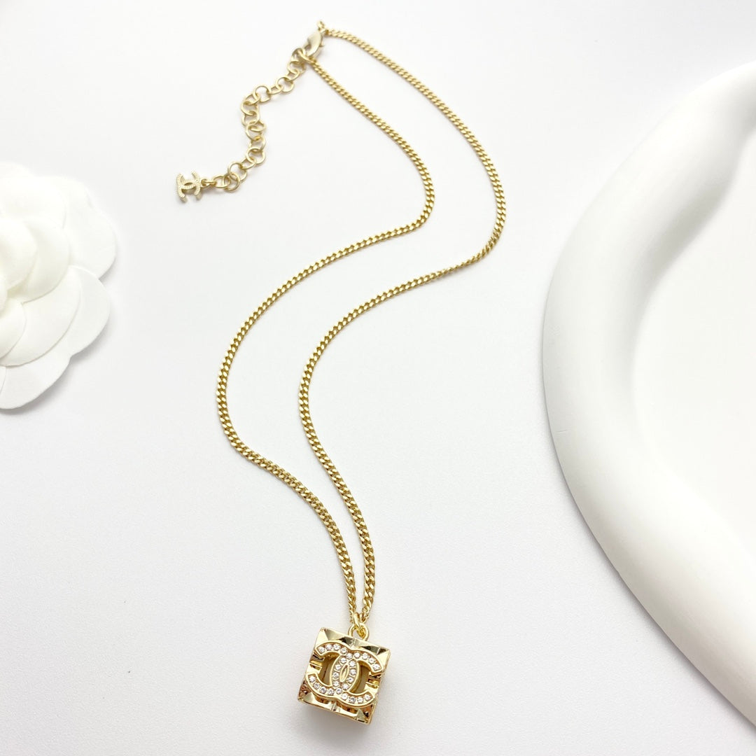 hollow Necklace for women - alternate angle view 2