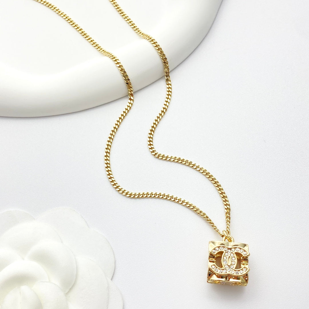 hollow Necklace for women - alternate angle view 6