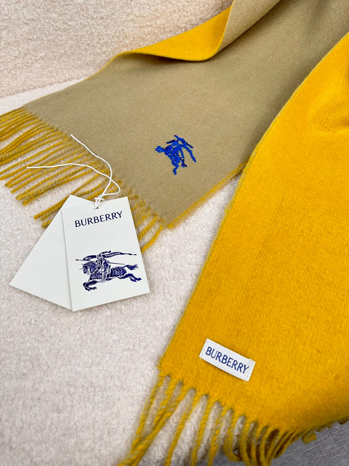 velvet minimalist Scarf for men - alternate angle view 6