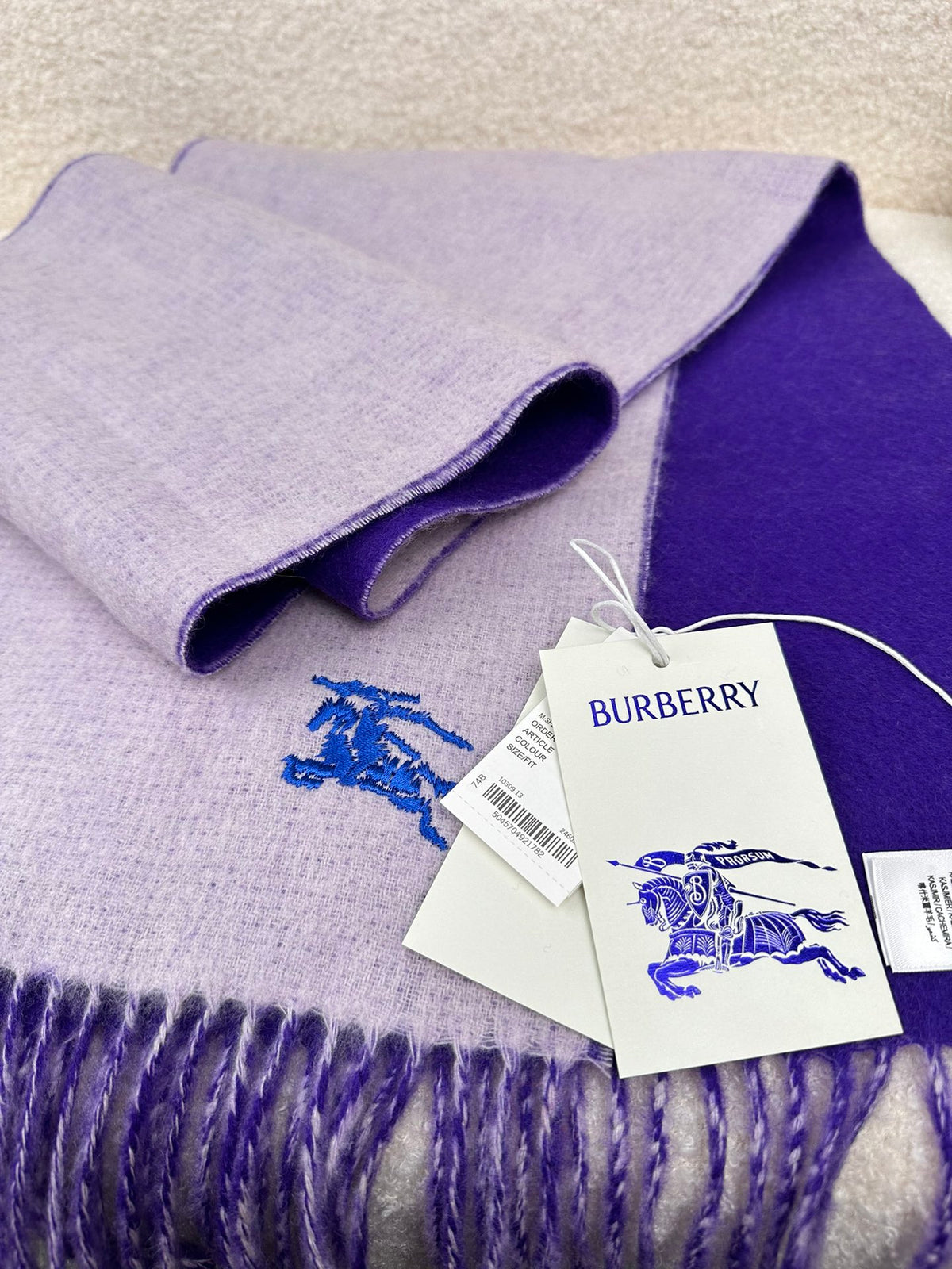 velvet minimalist Scarf for men - alternate angle view 8