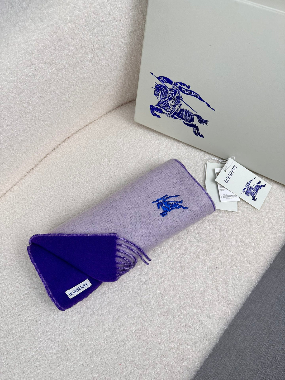 velvet minimalist Scarf for men - alternate angle view 2