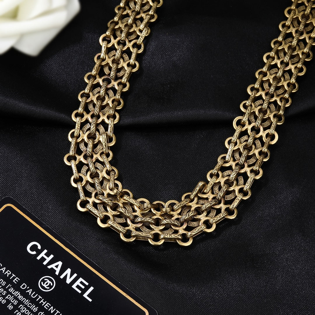 yellow brass Waist Chain for women - alternate angle view 11