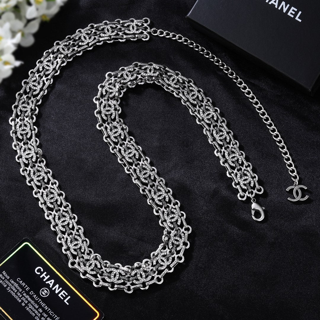 yellow brass Waist Chain for women - alternate angle view 8