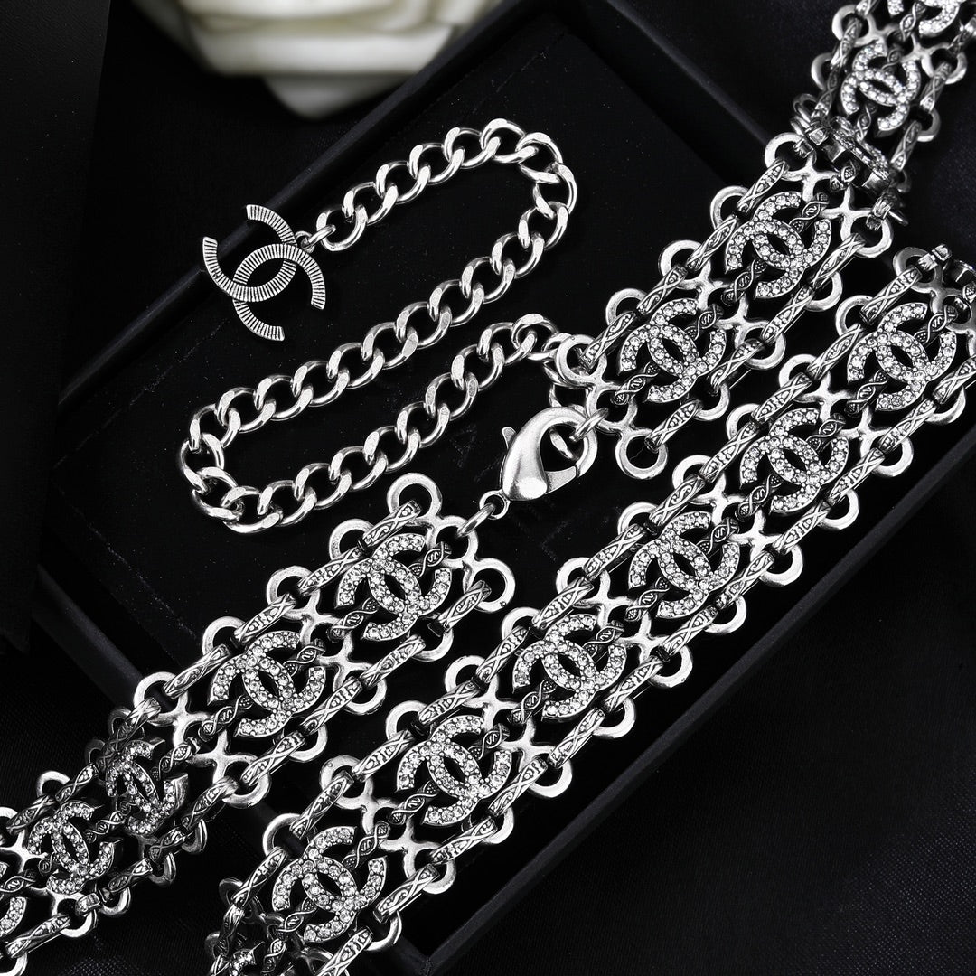yellow brass Waist Chain for women - alternate angle view 6