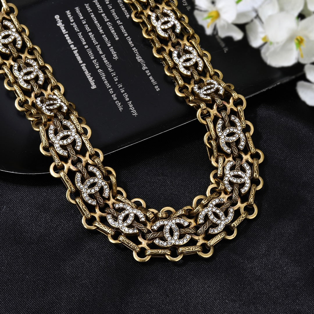 yellow brass Waist Chain for women - alternate angle view 12