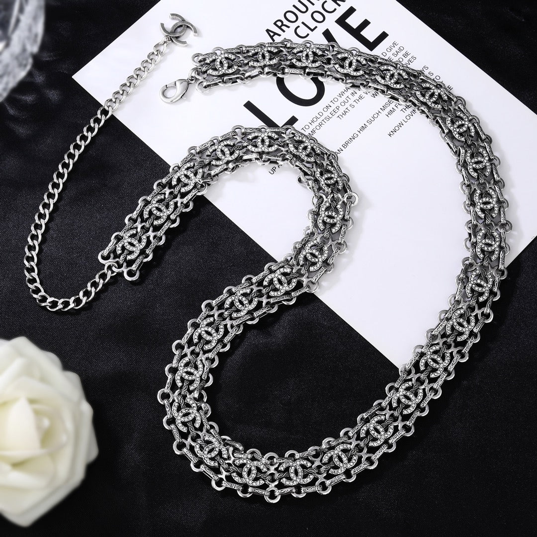 yellow brass Waist Chain for women - alternate angle view 7