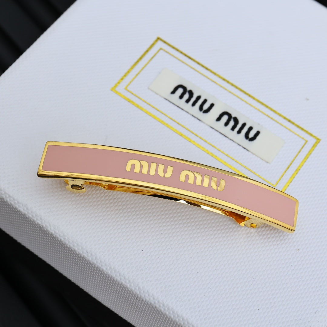 enamel minimalist Hair Clip for women - alternate angle view 3