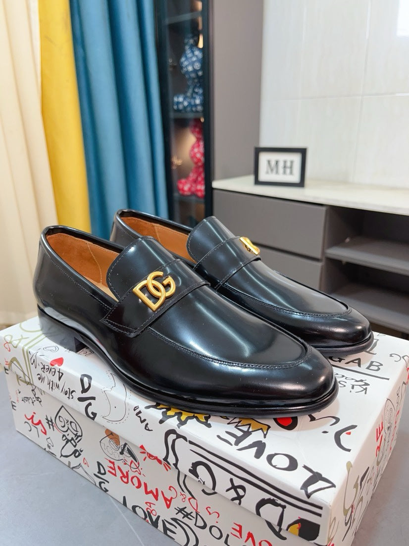 Dolce & Gabbana DG Men's Dress Shoes in Premium Calfskin