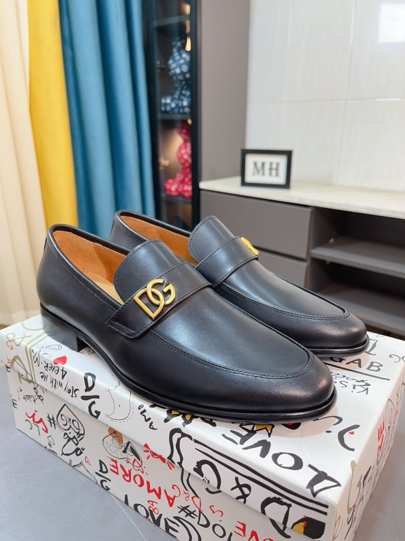 Dolce & Gabbana DG Men's Dress Shoes in Premium Calfskin