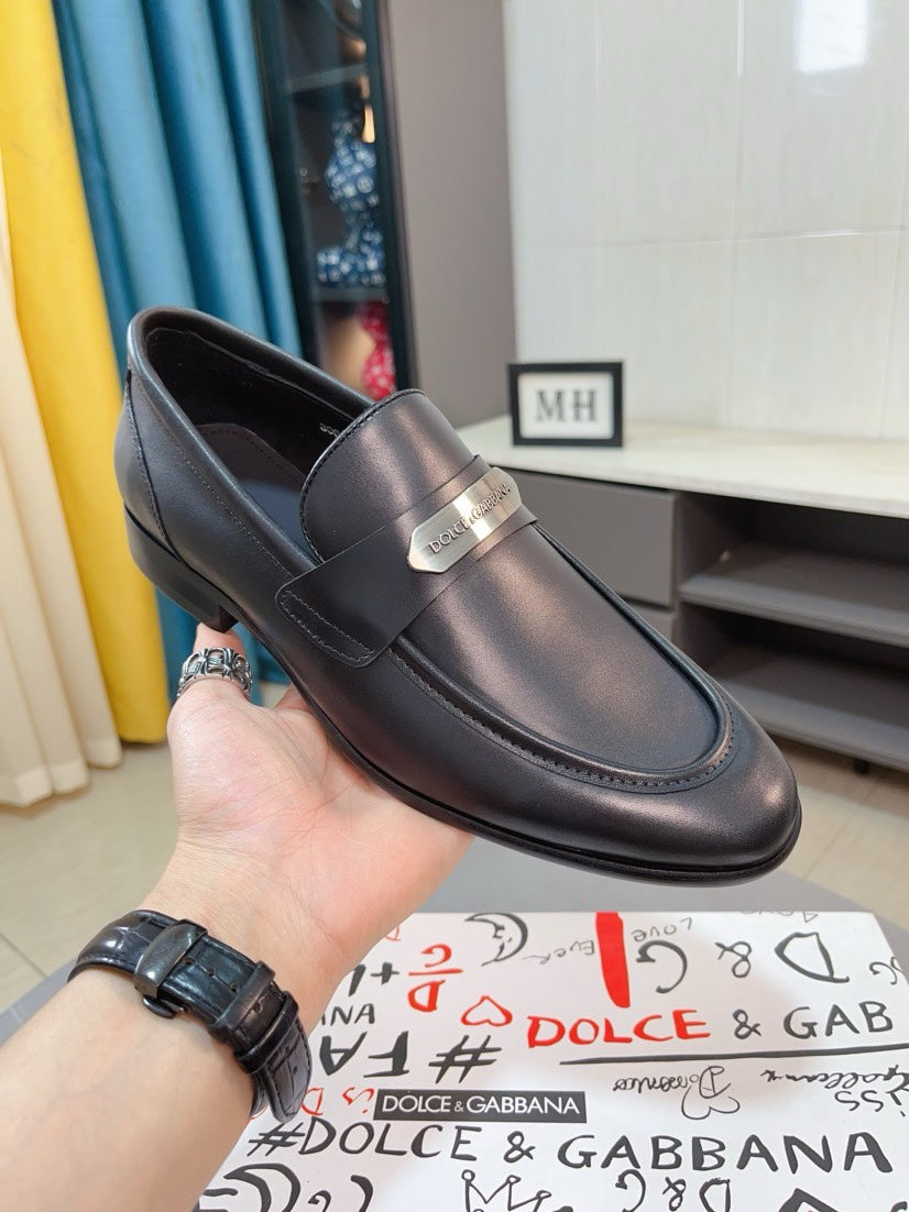 Dolce & Gabbana DG Men's Dress Shoes in Premium Calfskin