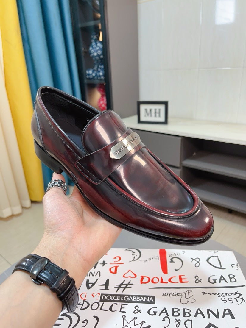 Dolce & Gabbana DG Men's Dress Shoes in Premium Calfskin