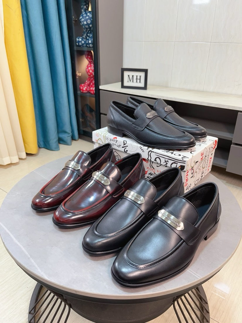 Dolce & Gabbana DG Men's Dress Shoes in Premium Calfskin