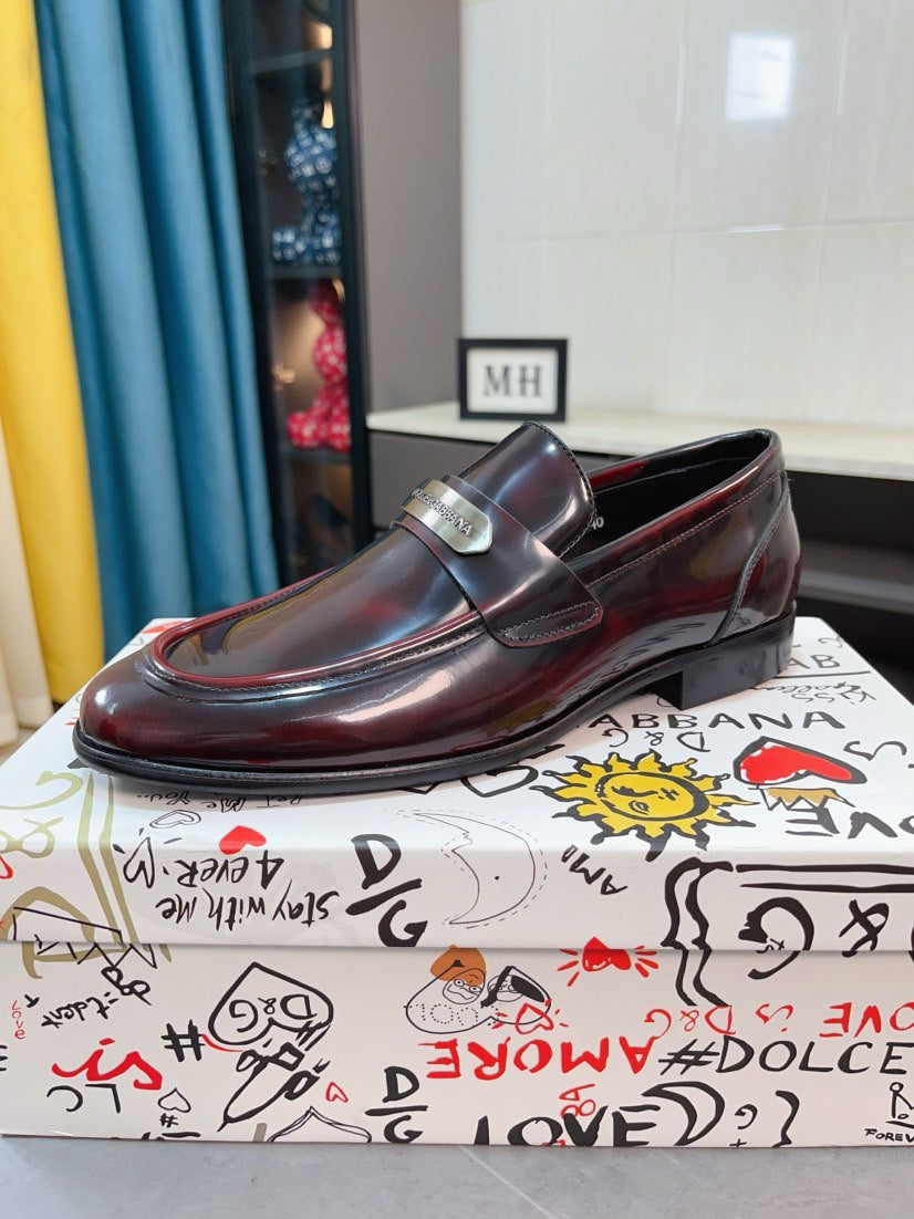 Dolce & Gabbana DG Men's Dress Shoes in Premium Calfskin
