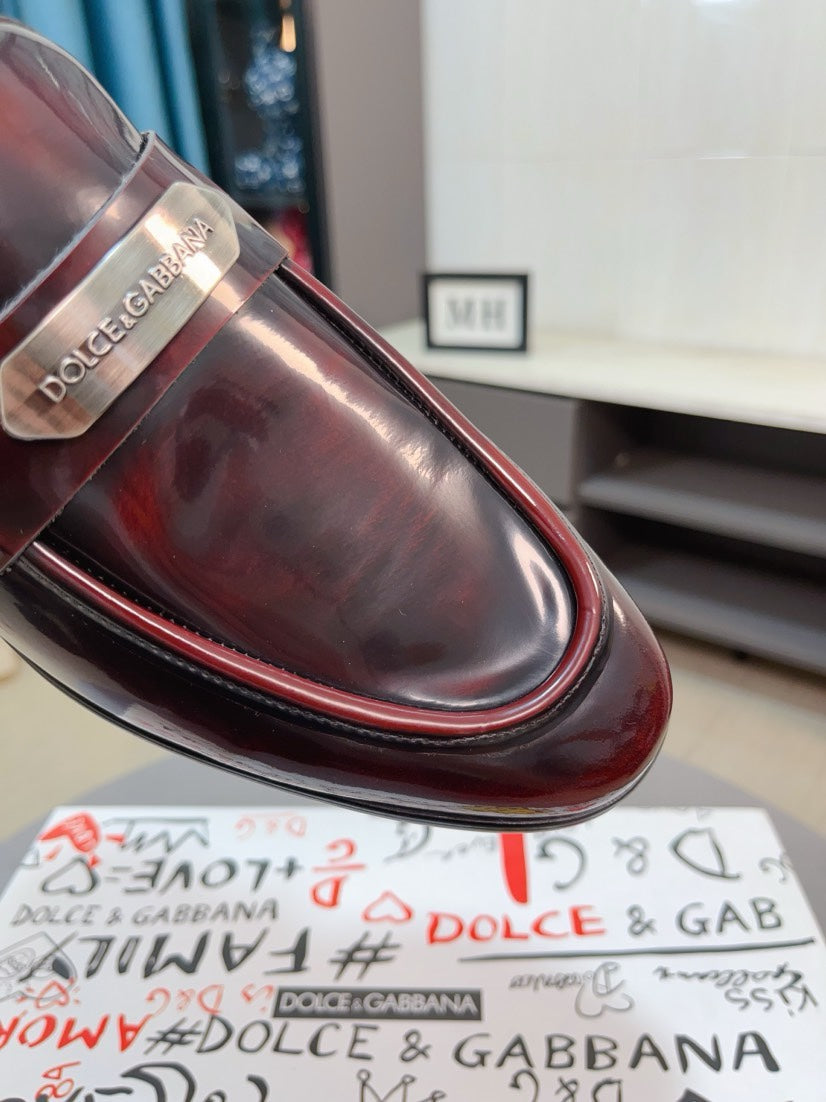 Dolce & Gabbana DG Men's Dress Shoes in Premium Calfskin