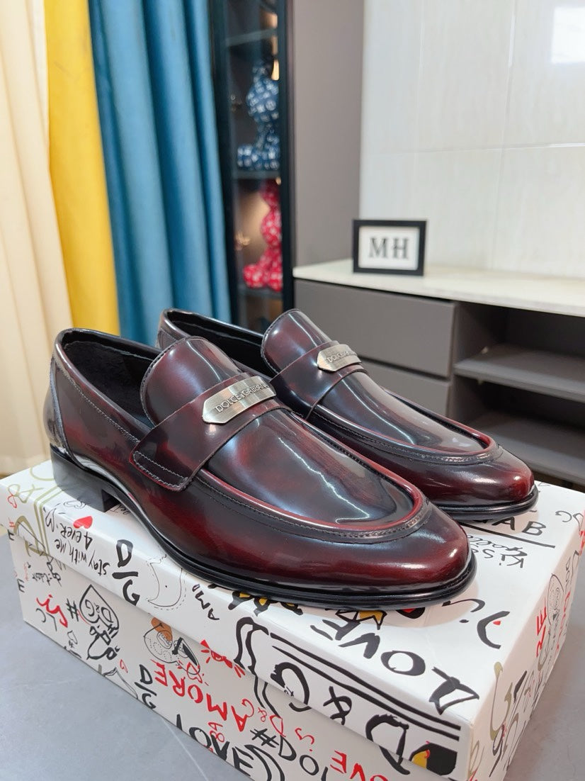 Dolce & Gabbana DG Men's Dress Shoes in Premium Calfskin
