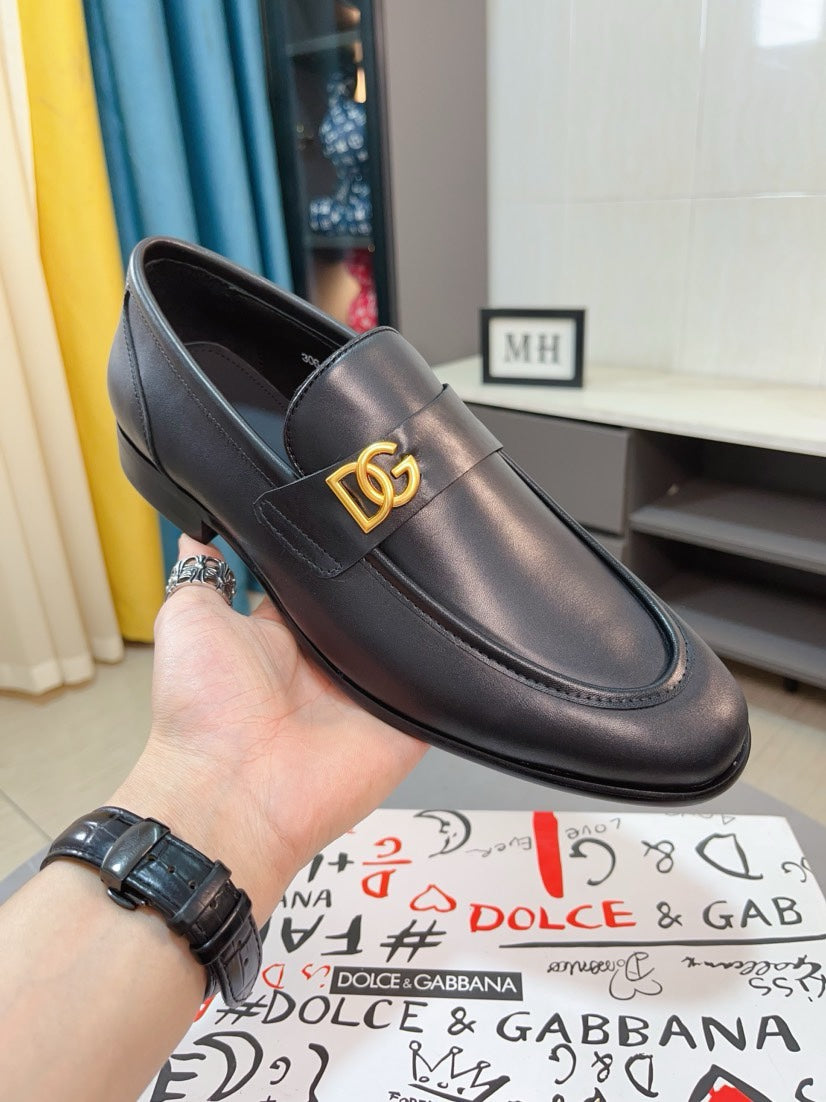Dolce & Gabbana DG Men's Dress Shoes in Premium Calfskin