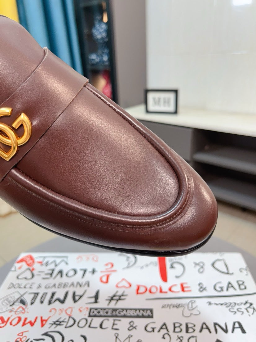 Dolce & Gabbana DG Men's Dress Shoes in Premium Calfskin