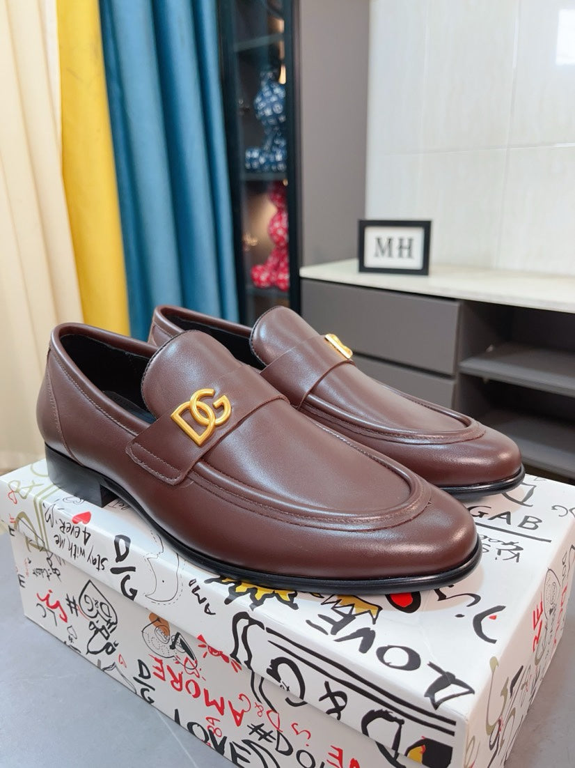 Dolce & Gabbana DG Men's Dress Shoes in Premium Calfskin