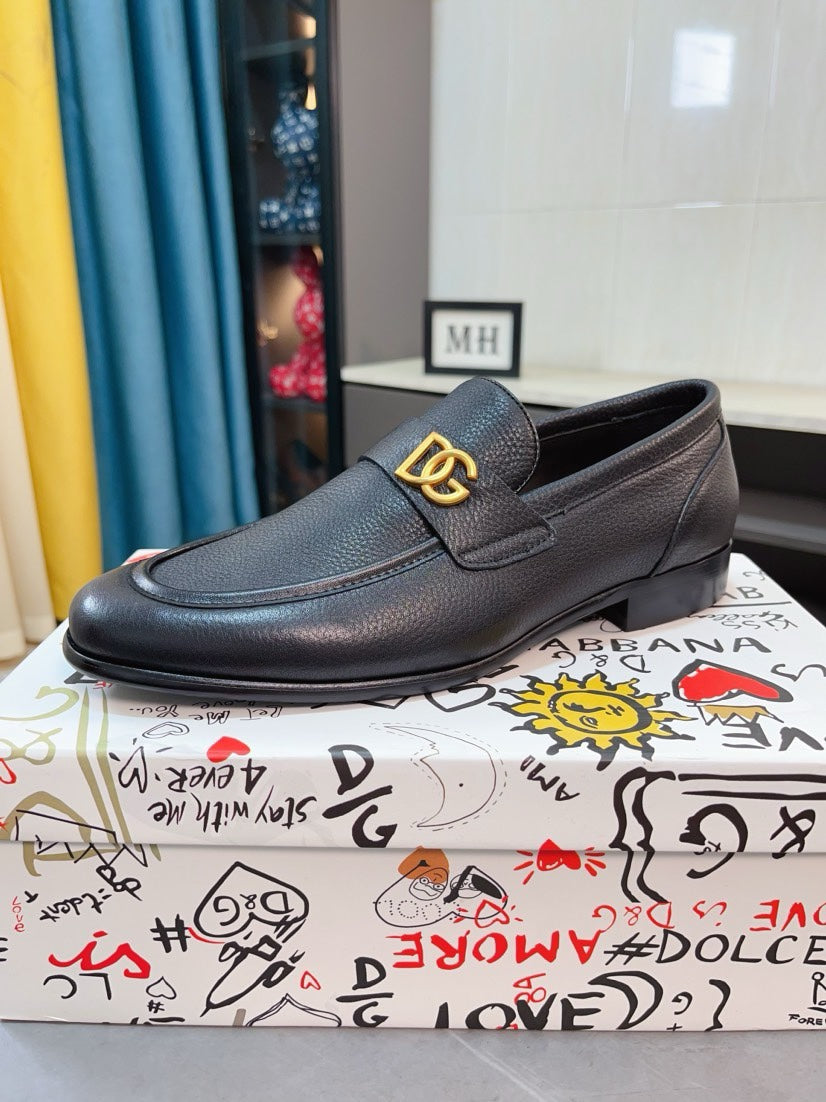 Dolce & Gabbana DG Men's Dress Shoes in Premium Calfskin