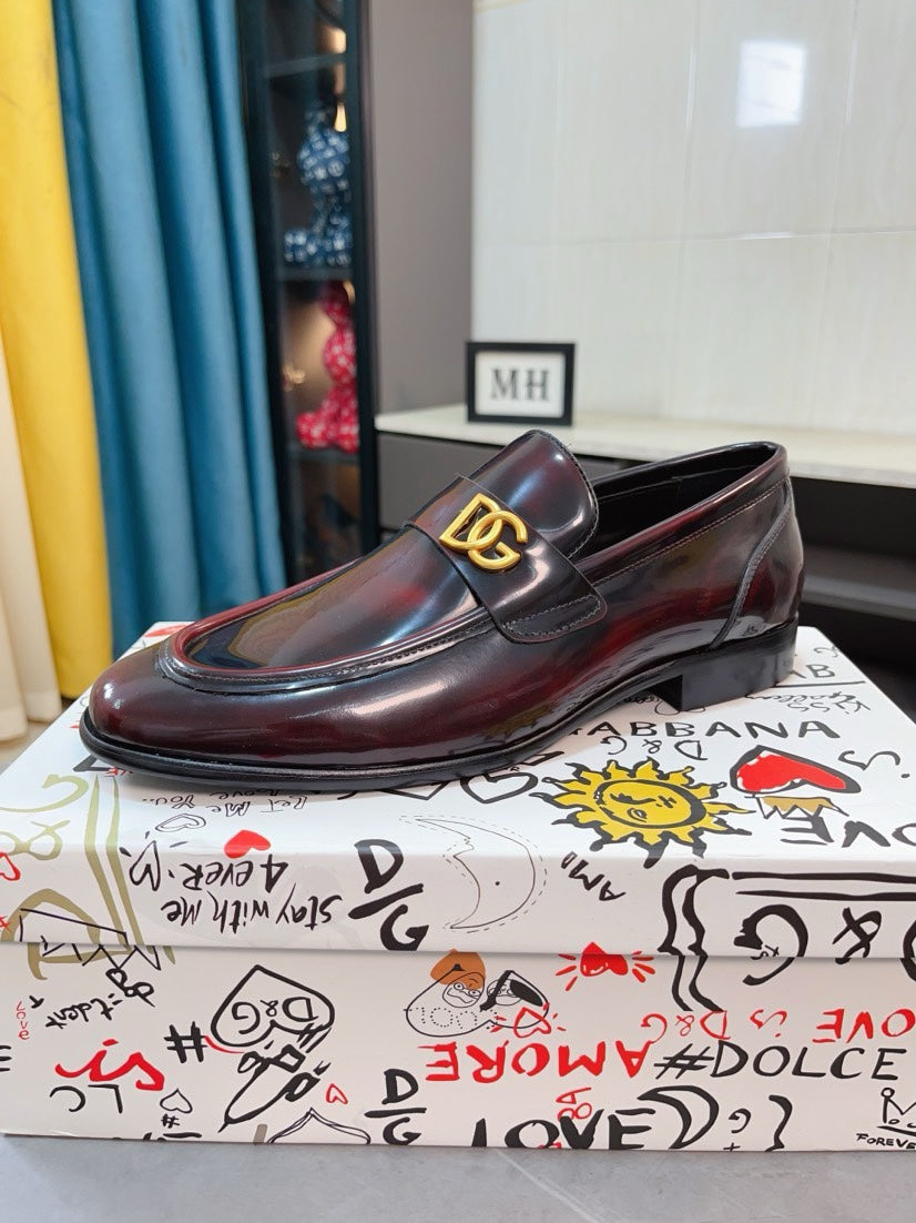 Dolce & Gabbana DG Men's Dress Shoes in Premium Calfskin