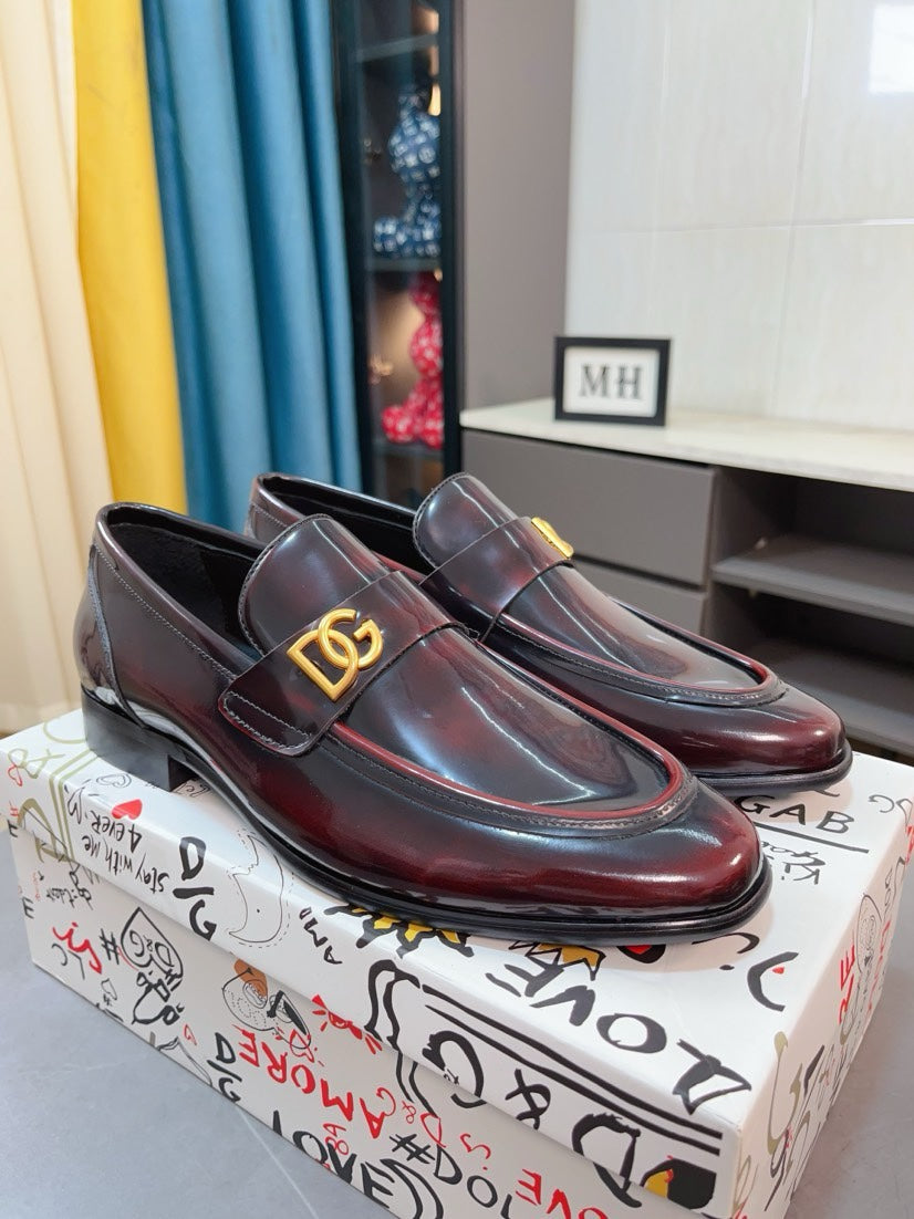 Dolce & Gabbana DG Men's Dress Shoes in Premium Calfskin