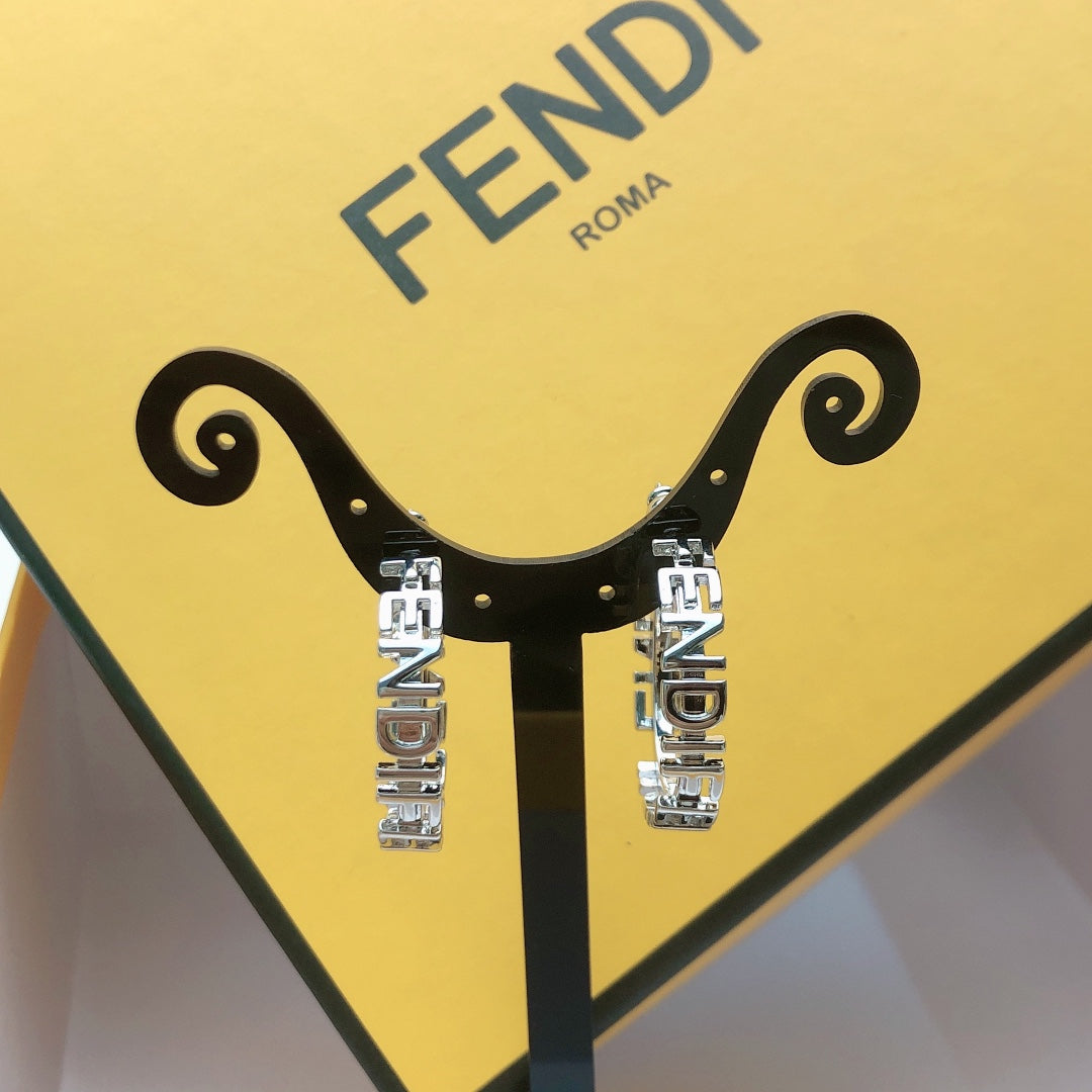 yellow brass delicate Stud Earrings for kids - alternate angle view 5