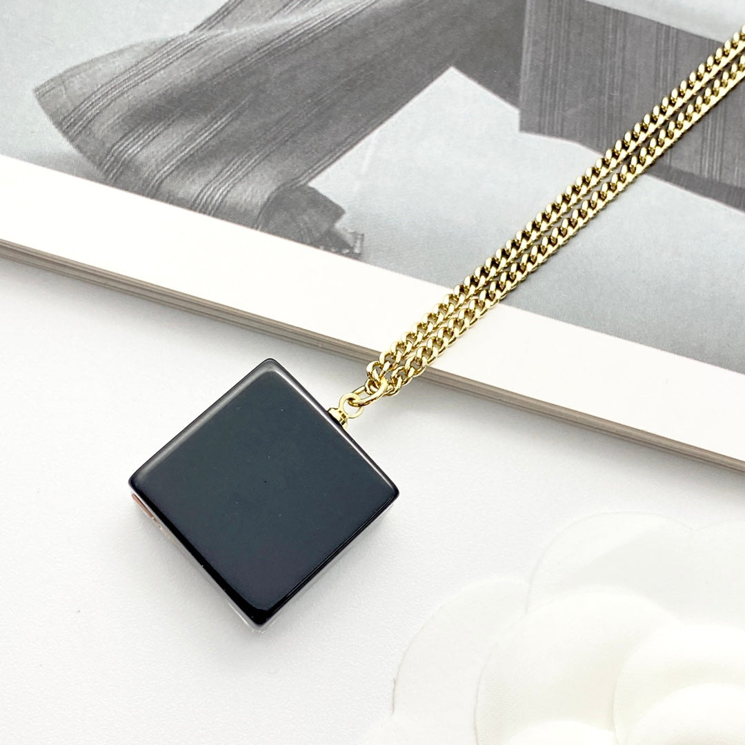 acrylic elegant Necklace for women - alternate angle view 5