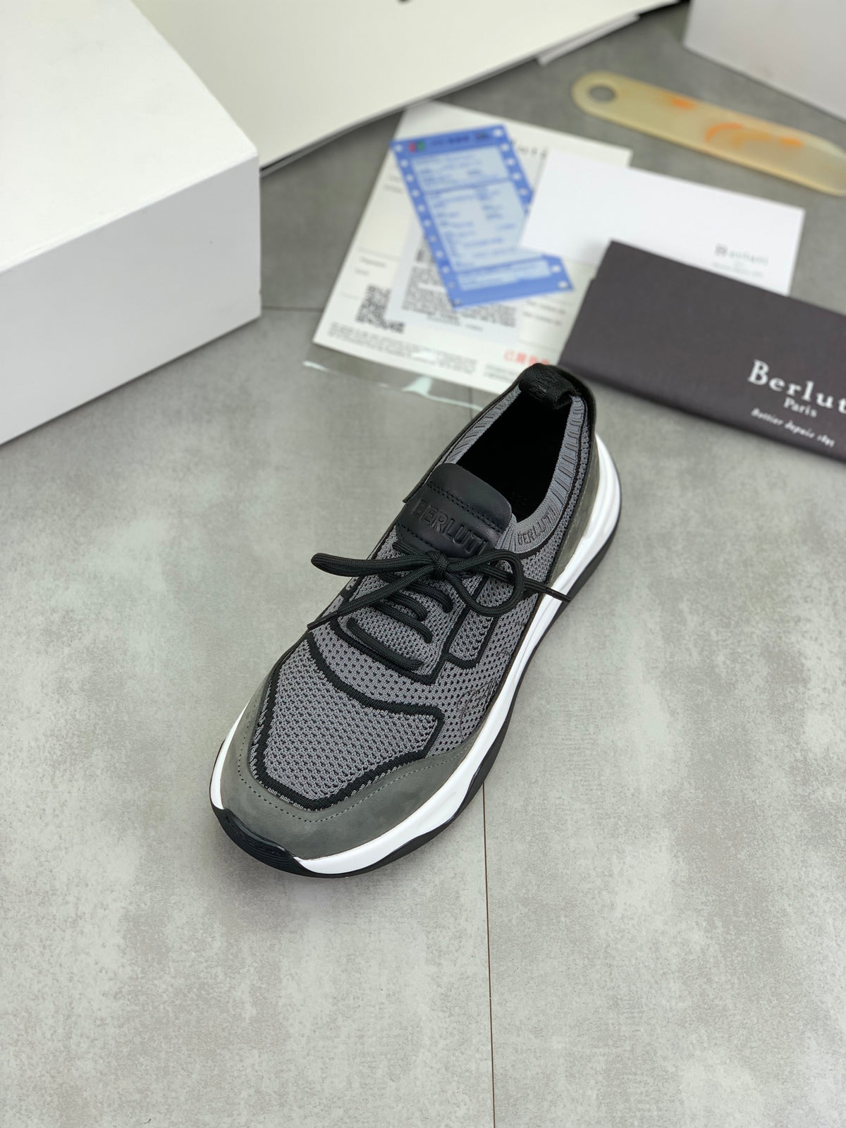Berluti Men's Edge-Last Leather Casual Shoes