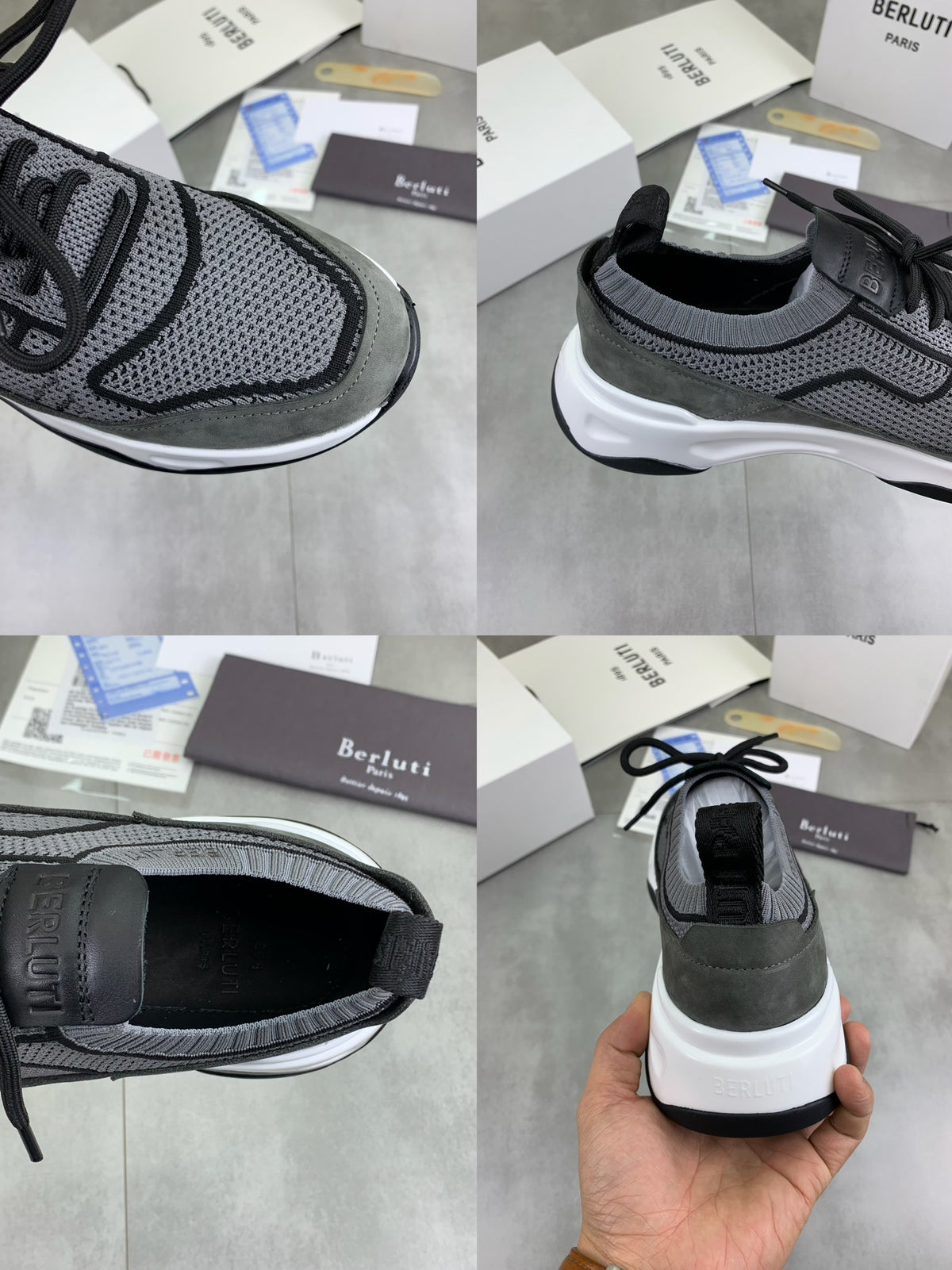 Berluti Men's Edge-Last Leather Casual Shoes