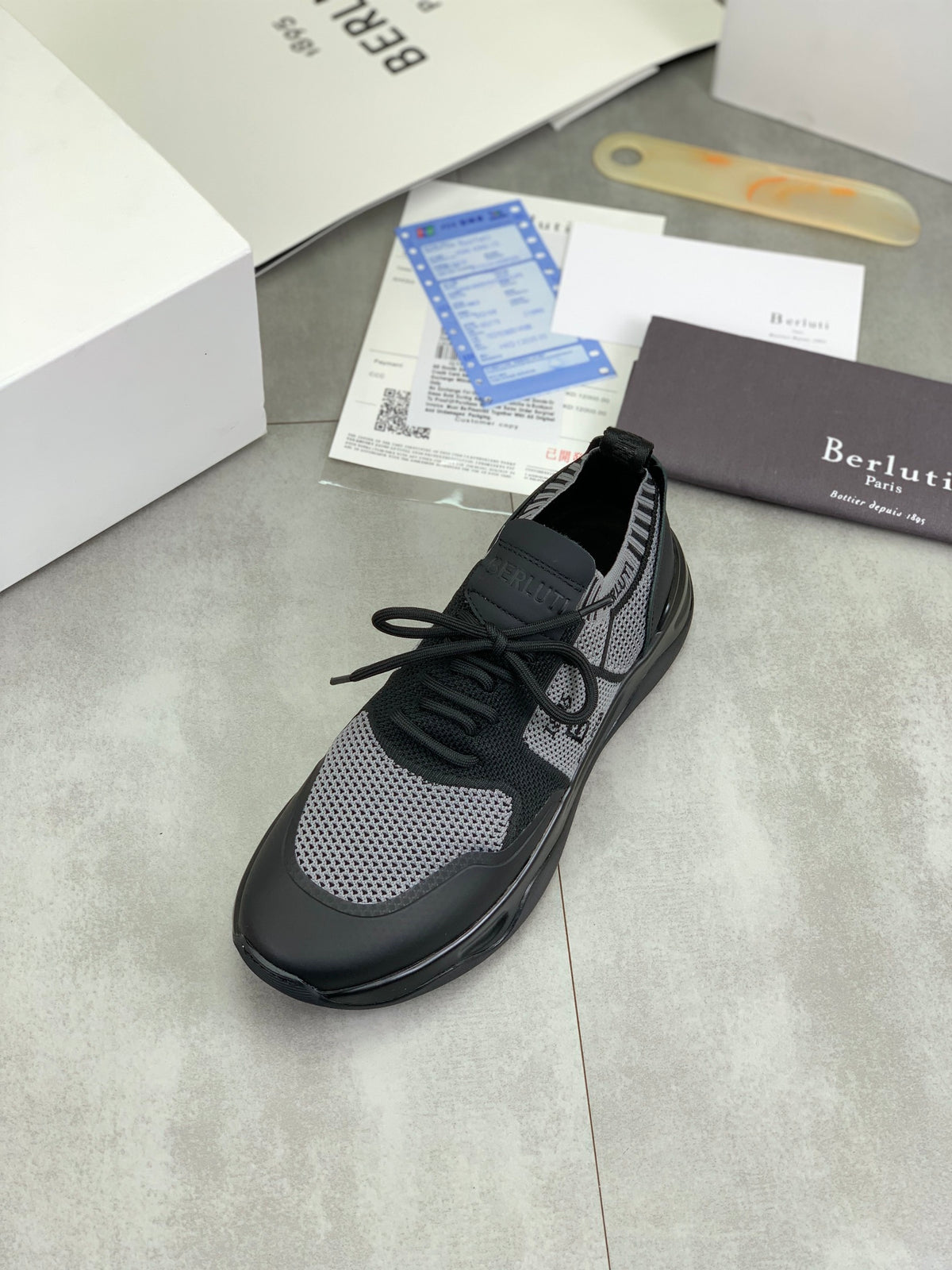 Berluti Men's Edge-Last Leather Casual Shoes