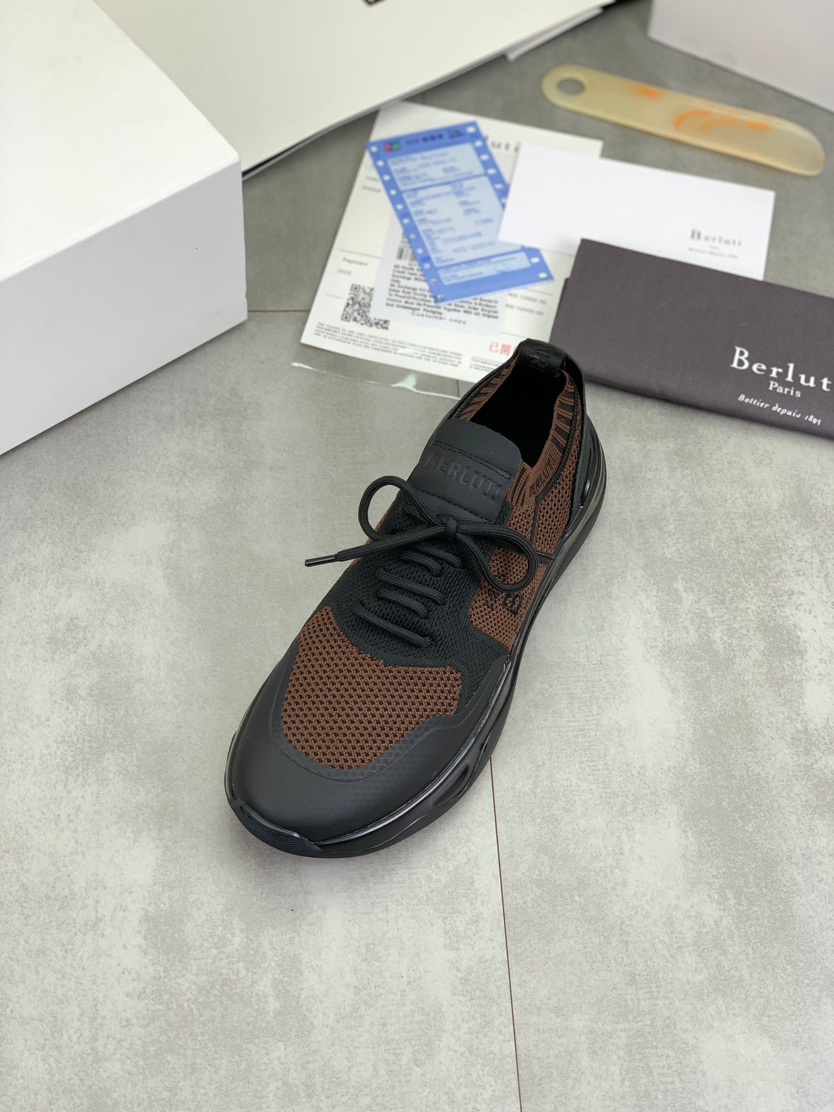 Berluti Men's Edge-Last Leather Casual Shoes