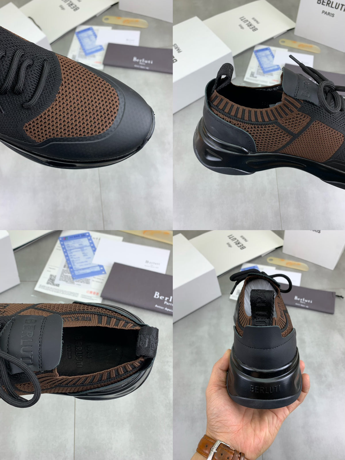 Berluti Men's Edge-Last Leather Casual Shoes