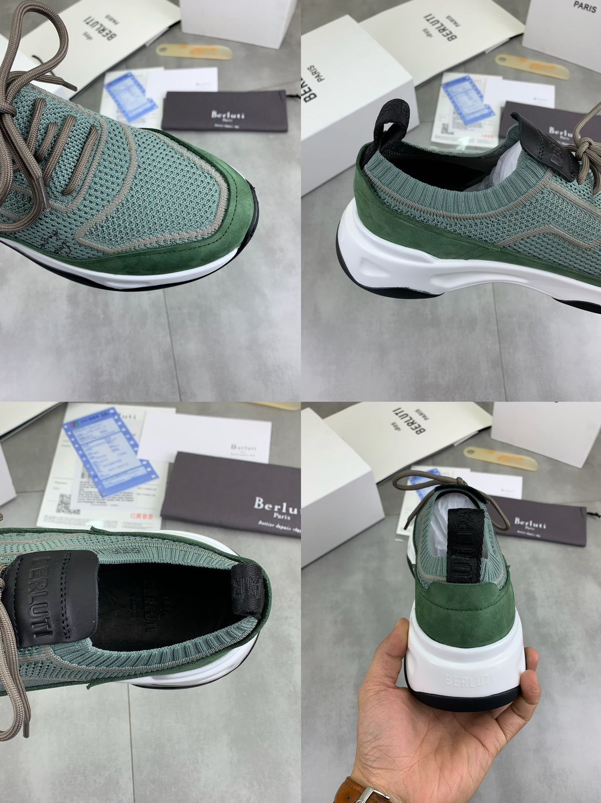 Berluti Men's Edge-Last Leather Casual Shoes