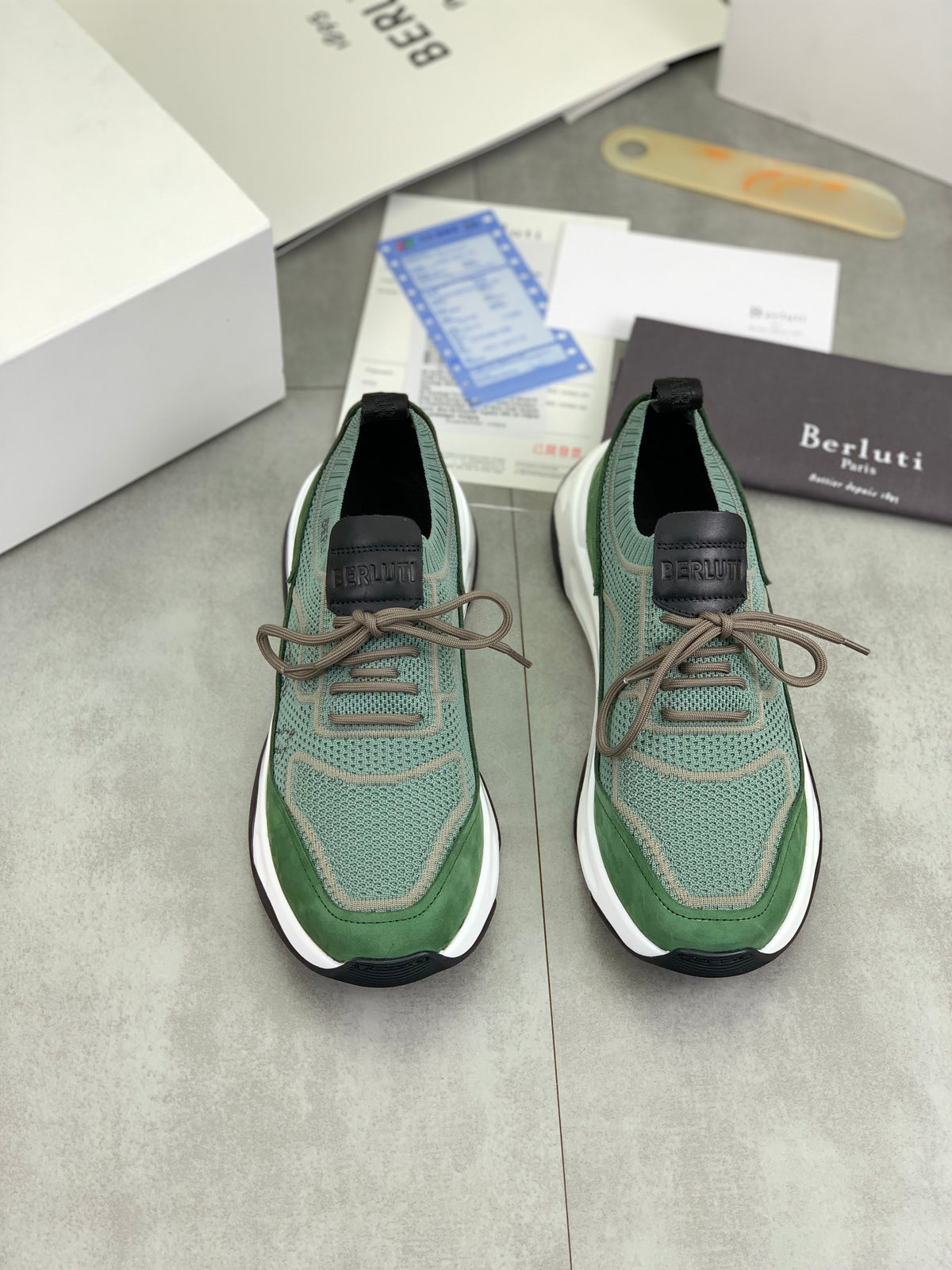 Berluti Men's Edge-Last Leather Casual Shoes