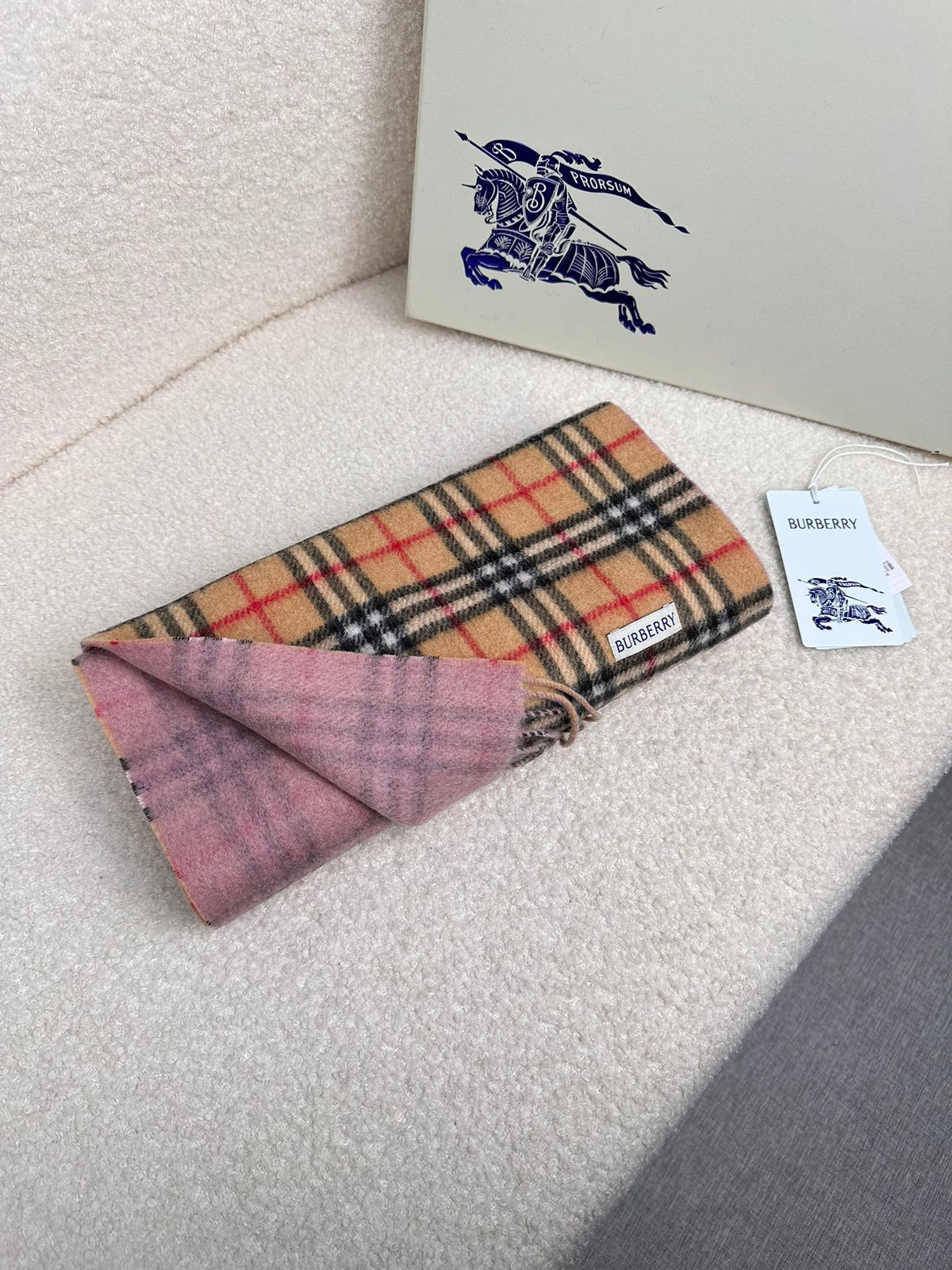 velvet luxury Scarf for men - product detail view