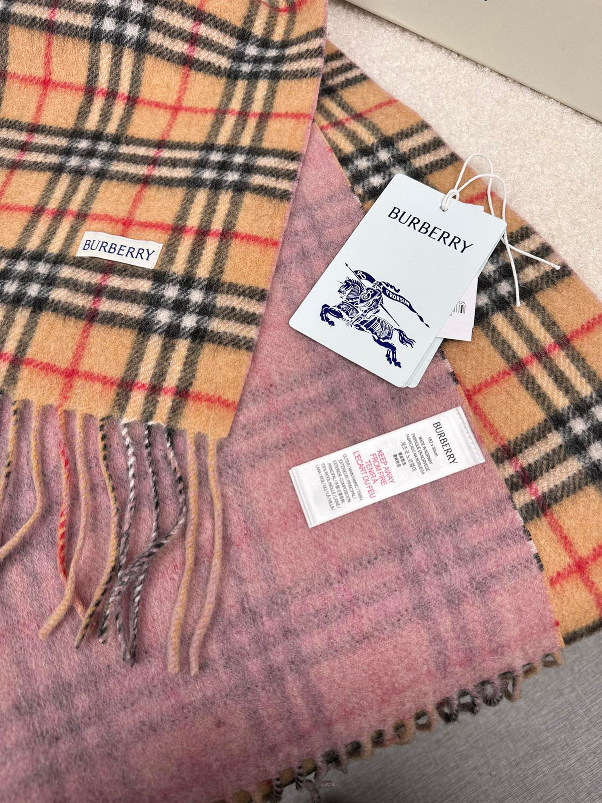 velvet luxury Scarf for men - alternate angle view 3