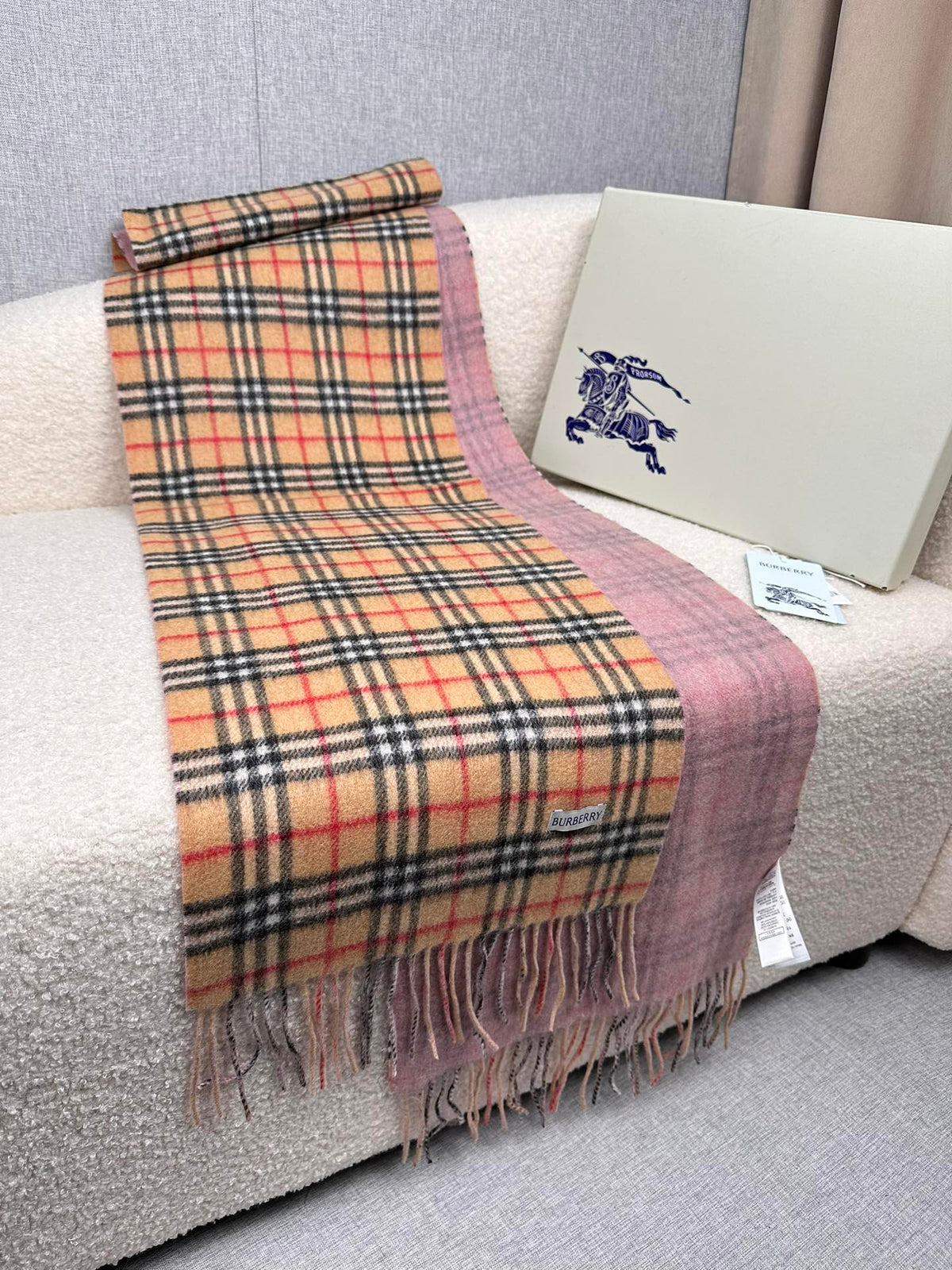 velvet luxury Scarf for men - alternate angle view 4
