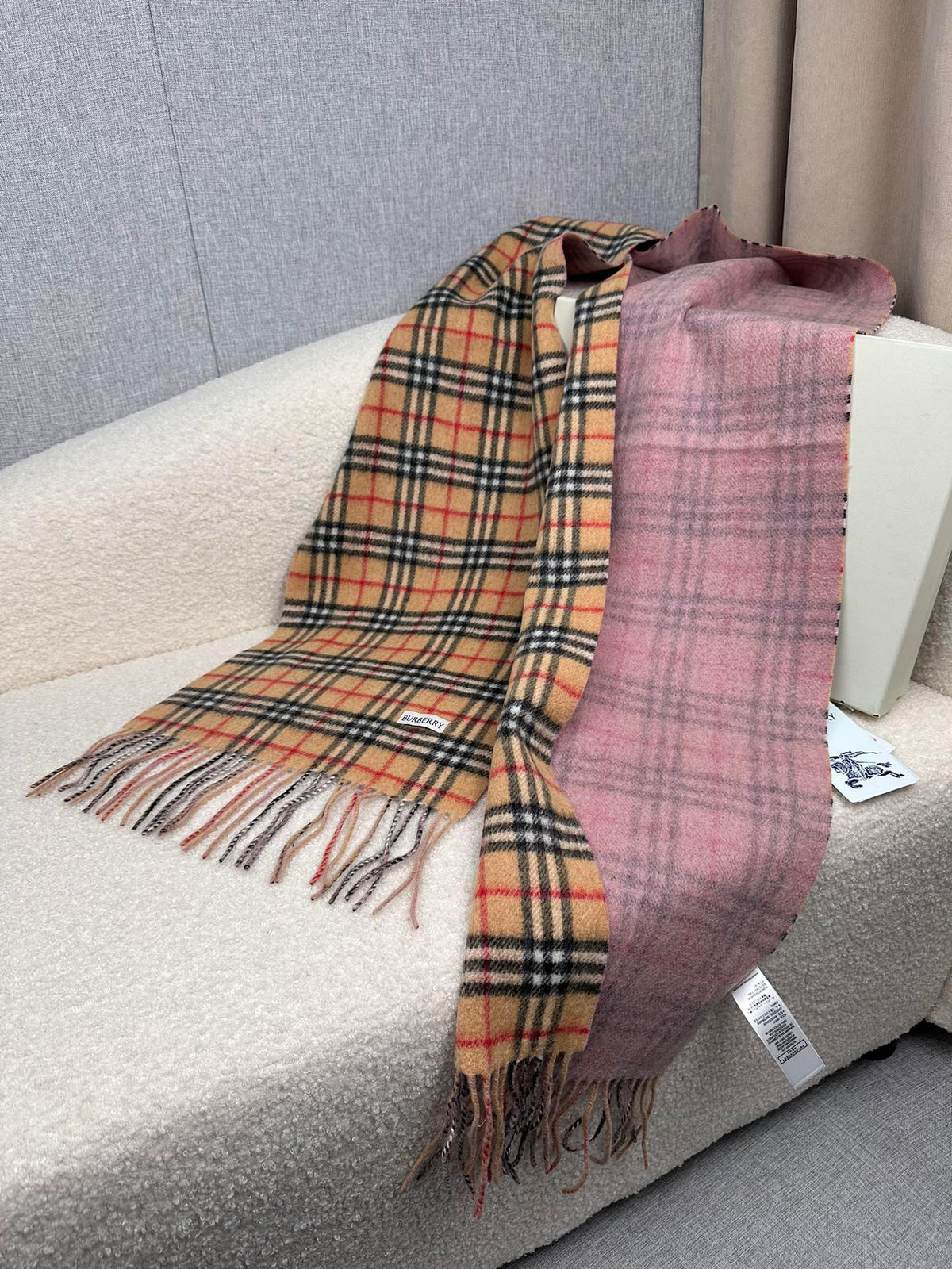 velvet luxury Scarf for men - alternate angle view 7