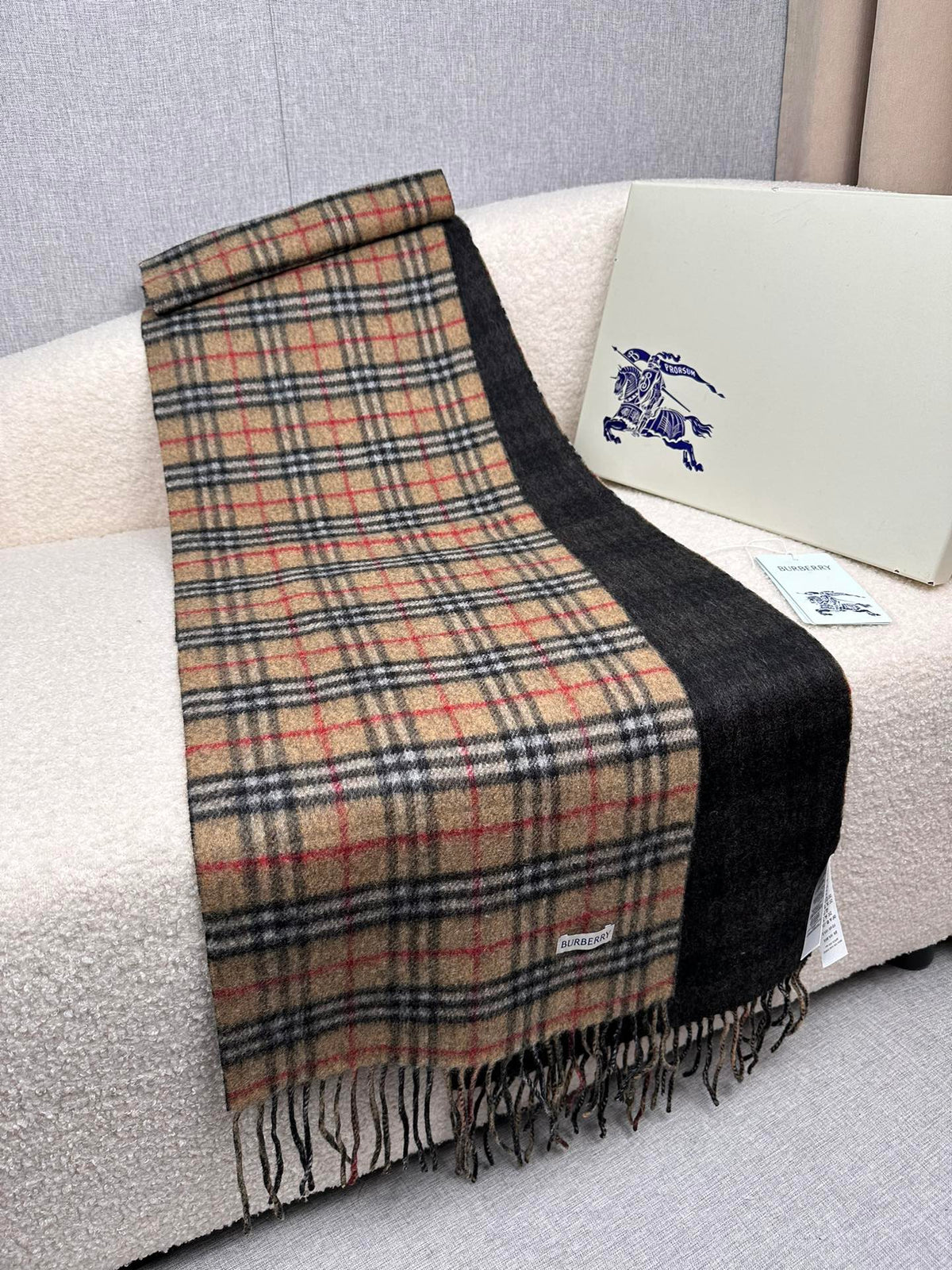 velvet luxury Scarf for men - alternate angle view 6