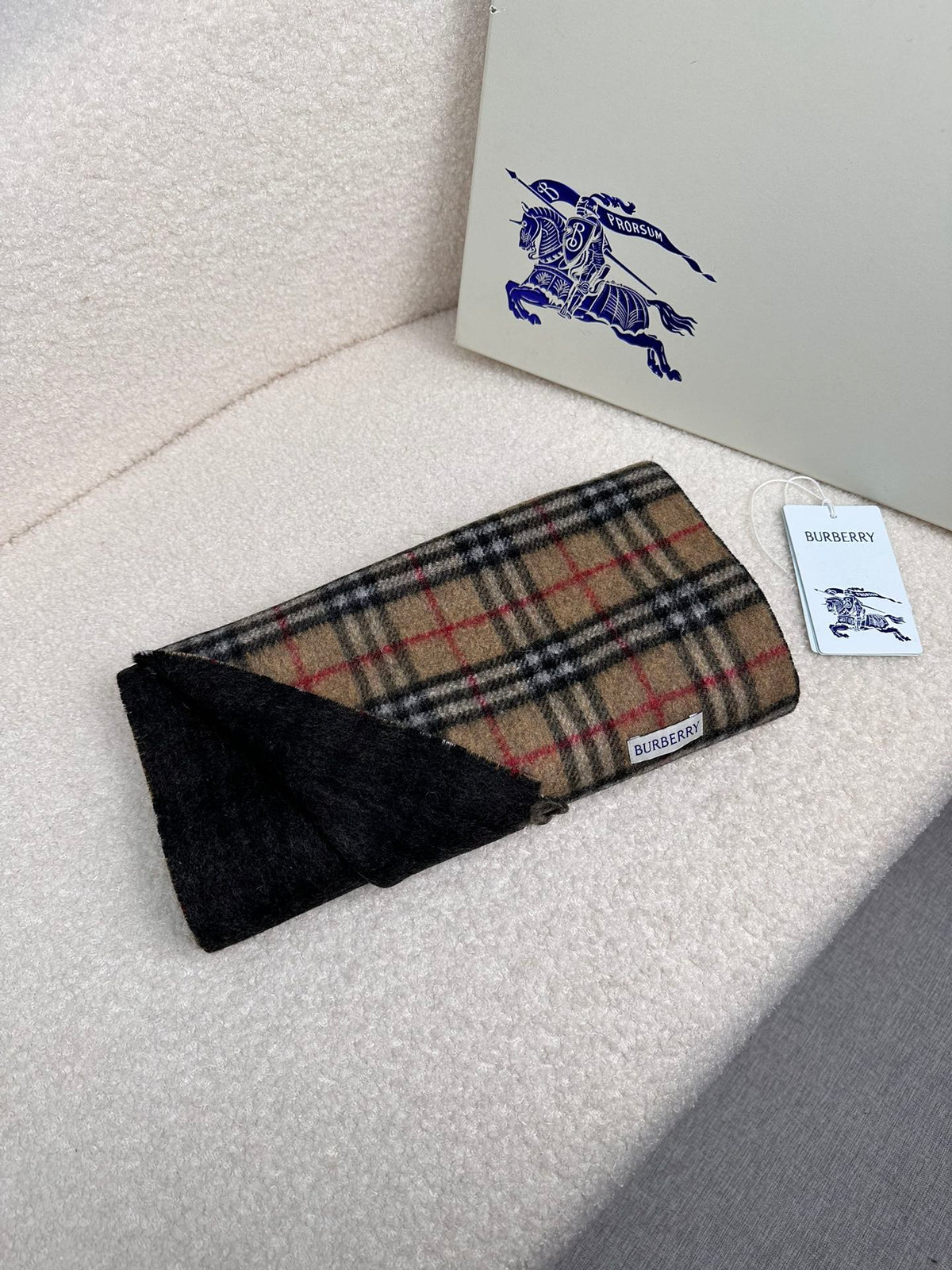 velvet luxury Scarf for men - alternate angle view 2
