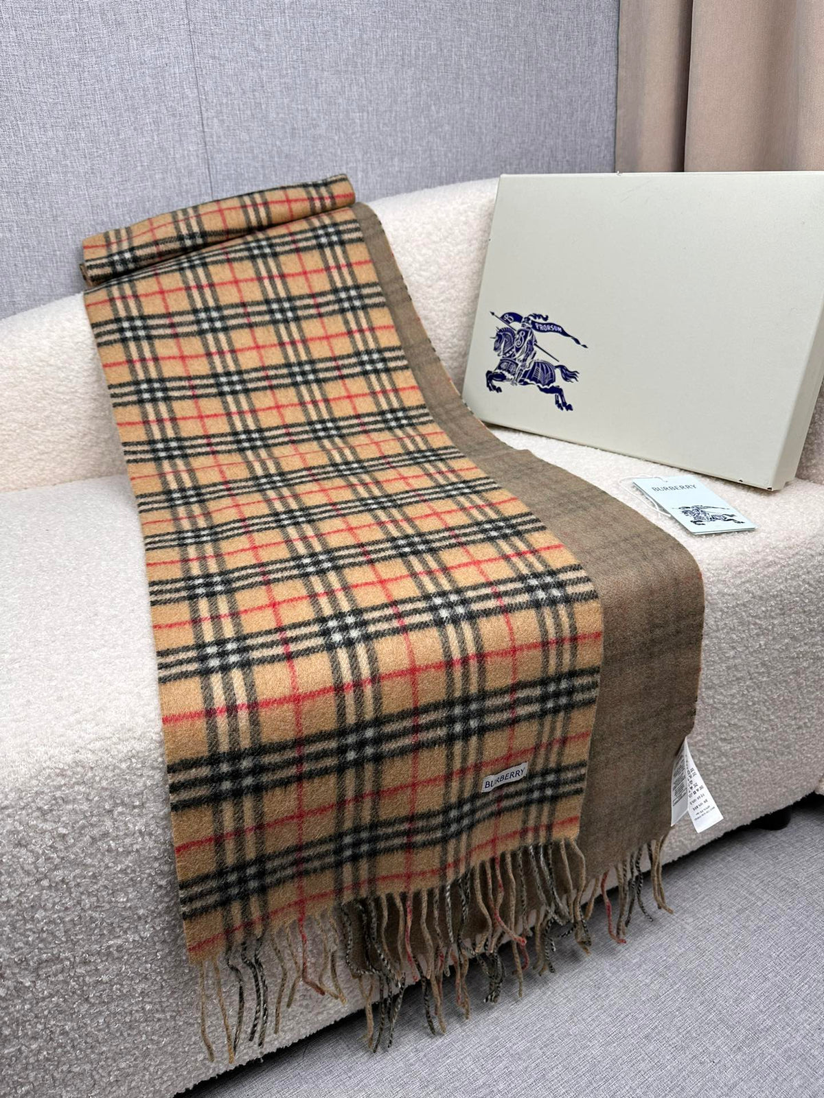 velvet luxury Scarf for men - alternate angle view 3
